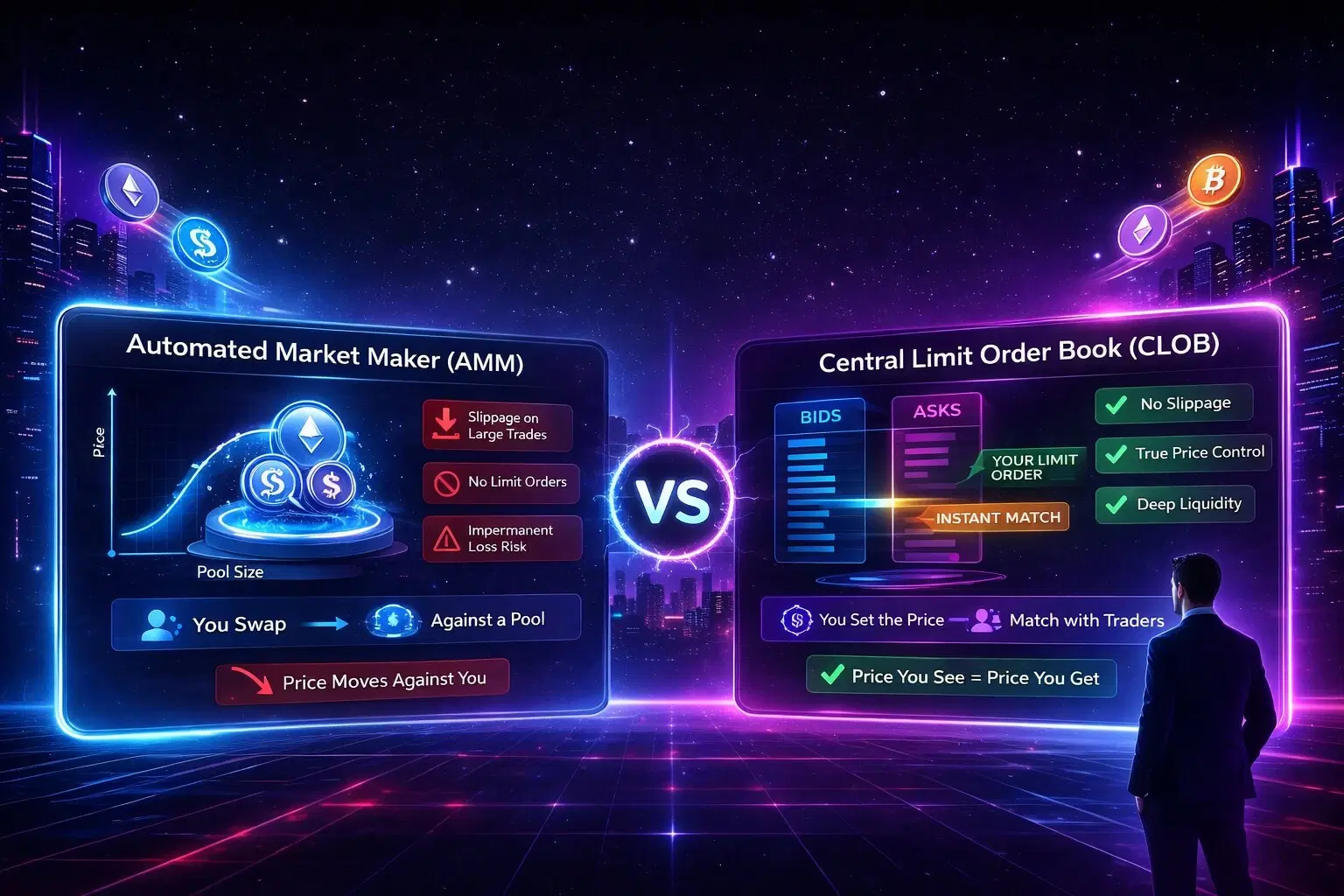 CLOB vs AMM: Dexalot's Edge in Crypto Trading