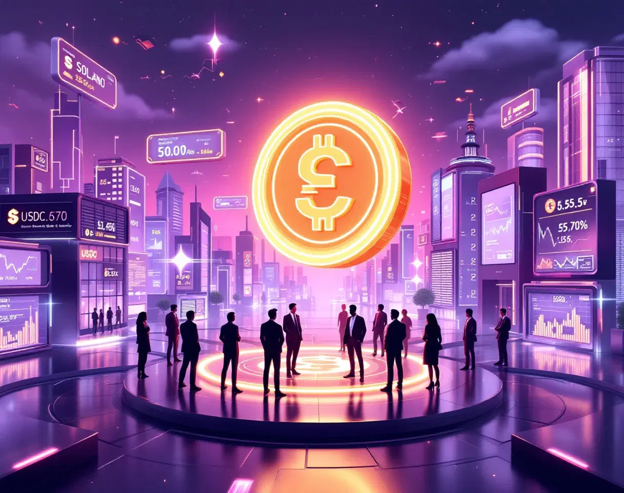 Solana and USDC Redefining the Future of Decentralized Finance